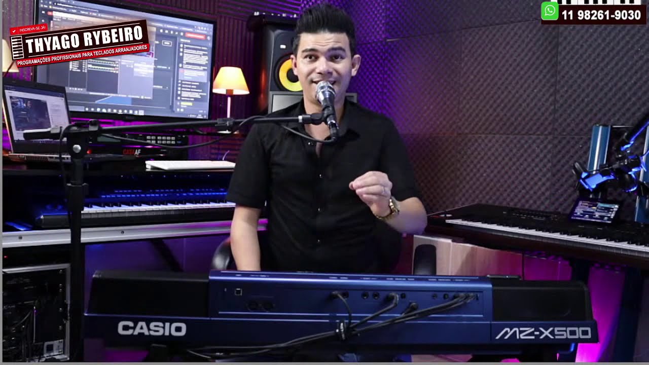 FORRÓ NO CASIO MZX500 PACK PRO 2021 -  By Thyago Rybeiro