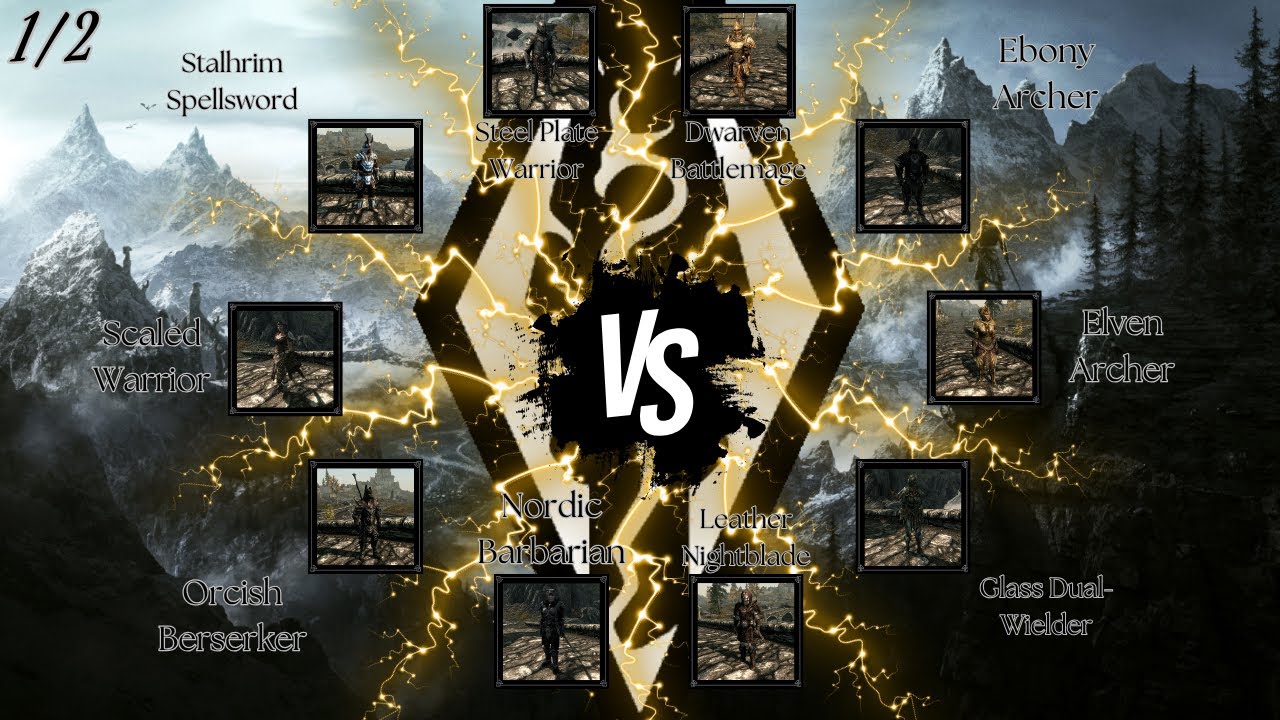 Skyrim Battles - Drazirach 01's Armor Warriors FFA 1/2