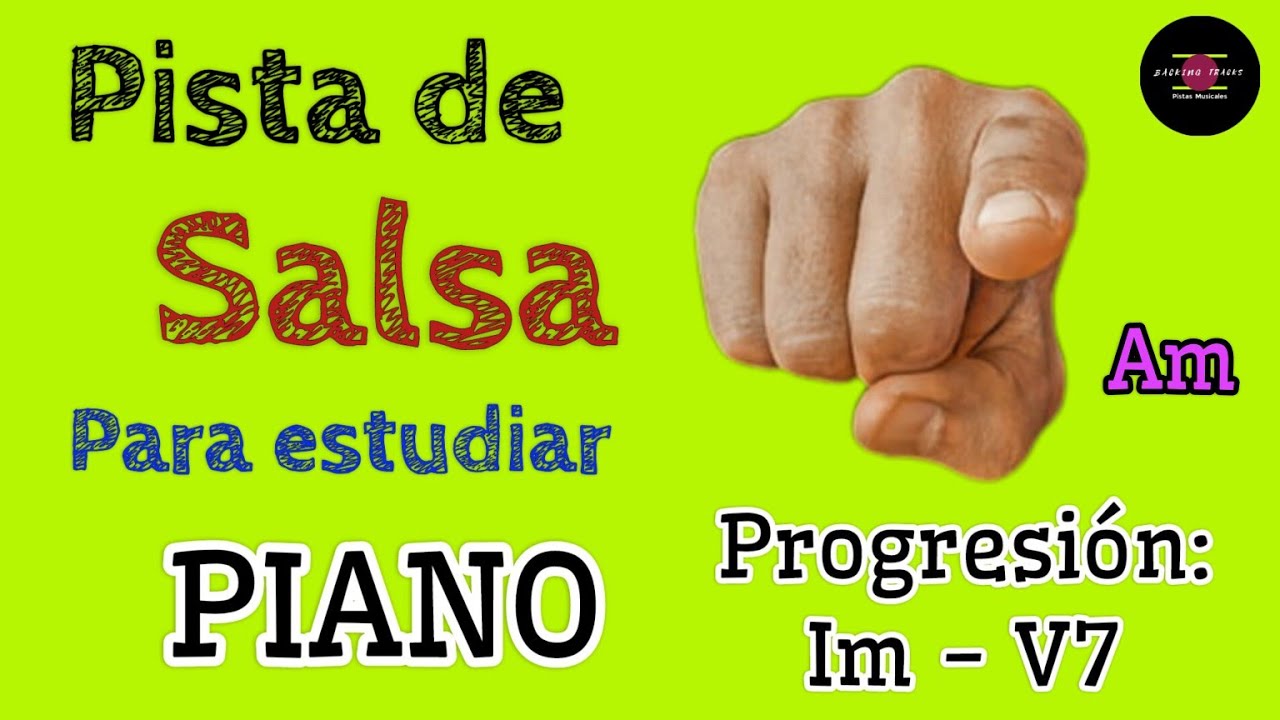 Pista de Percusión y Bajo, Para Piano | Improvisación