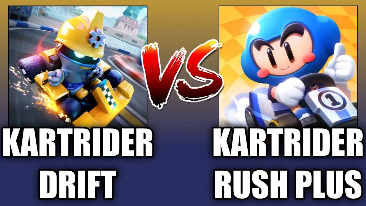 KartRider Drift Vs KartRider Rush Plus | Gameplay FHD