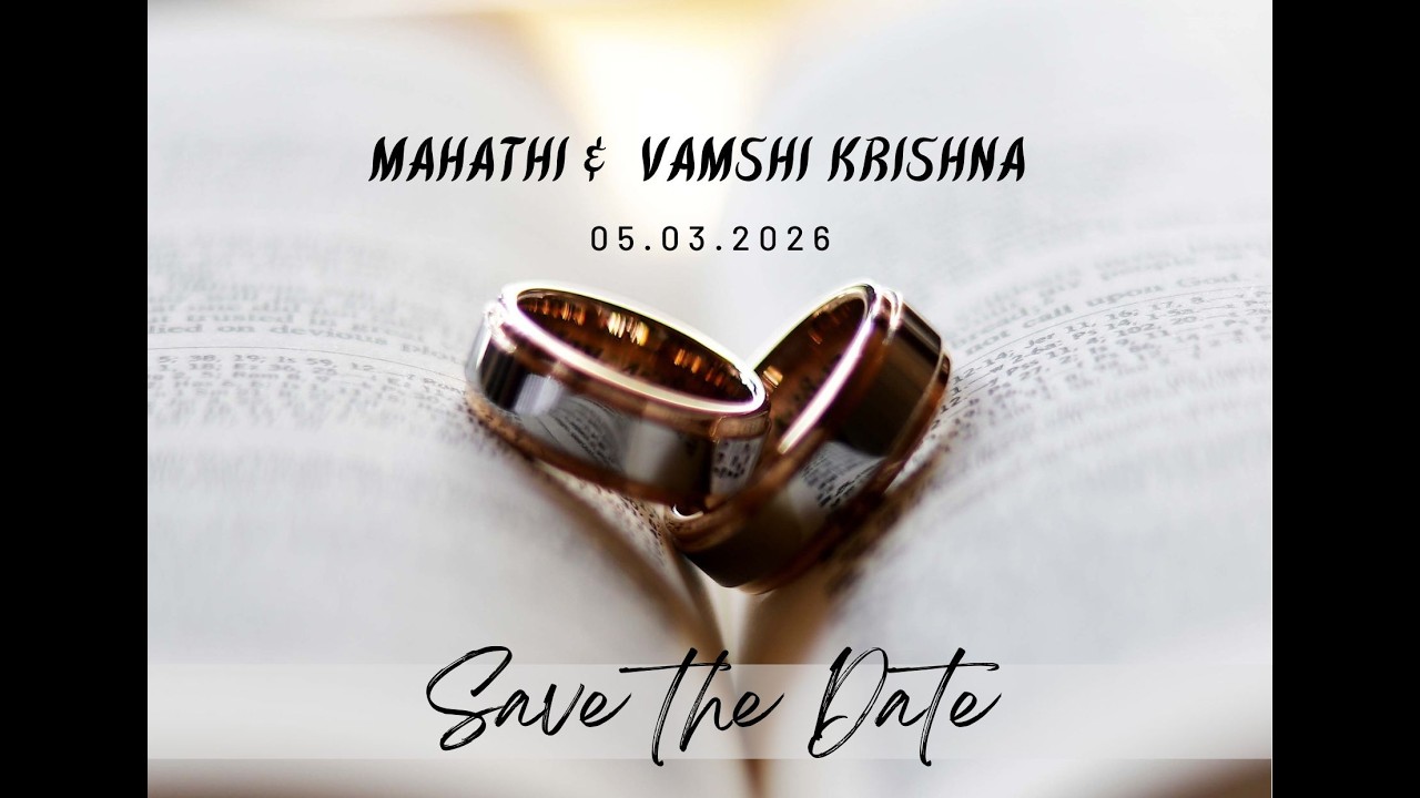 MAHATHI & VAMSHI KRISHNA || ENGAGEMENT || LIVE || 05 MARCH 2026