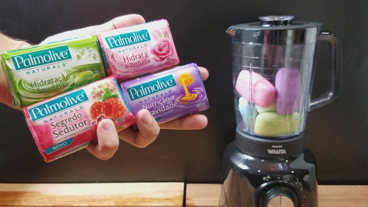 COLOQUEI SABONETE DENTRO DO LIQUIDIFICADOR! ( EXPERIMENTO - ÁREA SECRETA )