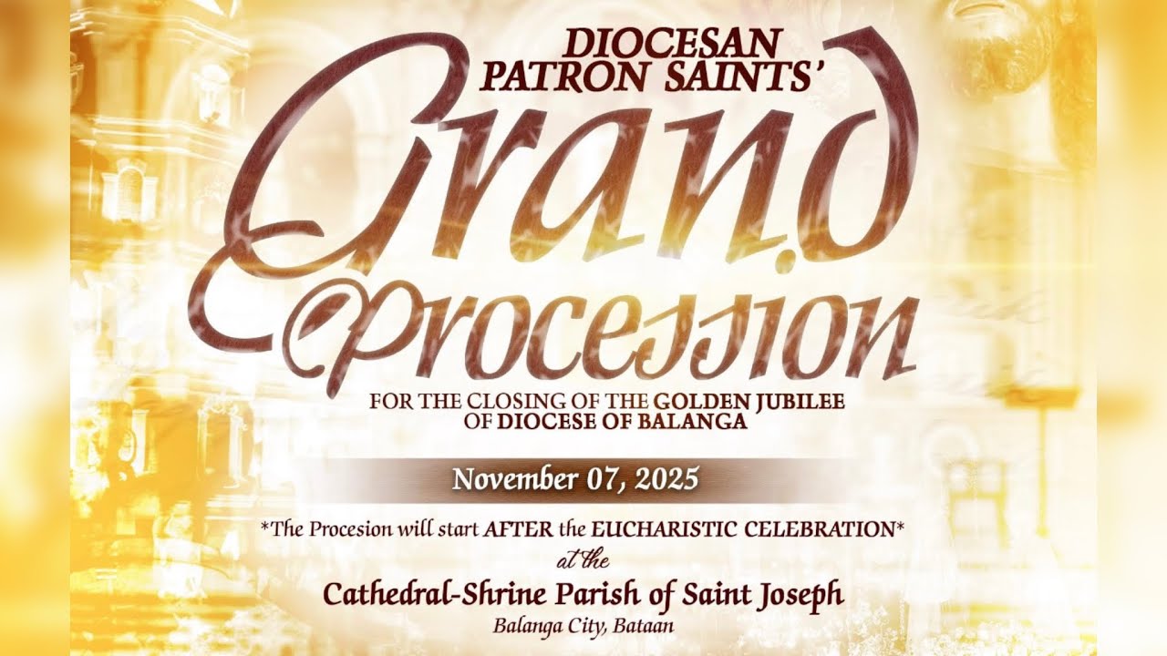 [4K] Diocesan Patron Saints Grand Procession | The Roman Catholic Diocese of Balanga
