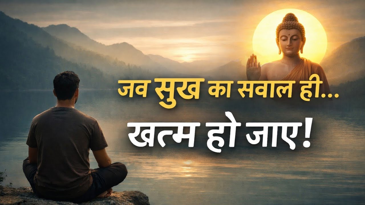 अगर सुख टिकता होता…तो आज इंसान इतना बेचैन नहीं होता।#सुख_का_सच#मन_की_शांति#गौतम_बुद्ध#जीवन_का_सत्य
