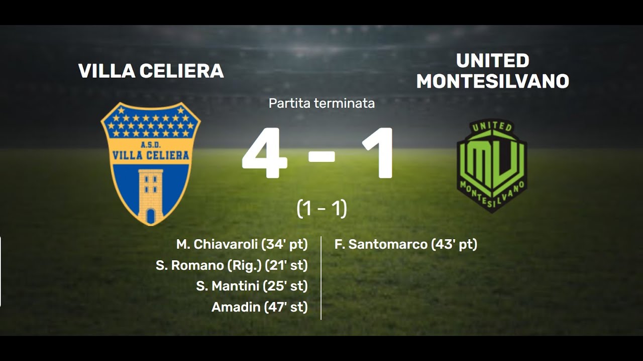 19-10-2025 VILLA CELIERA - UNITED MONTESILVANO