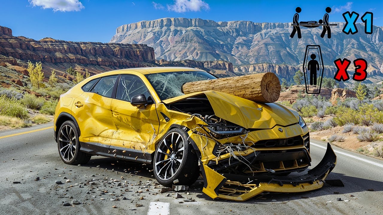 Extremely High-Speed Crash Survival in BeamNG.drive | Passenger Deaths & Survival Chances #13