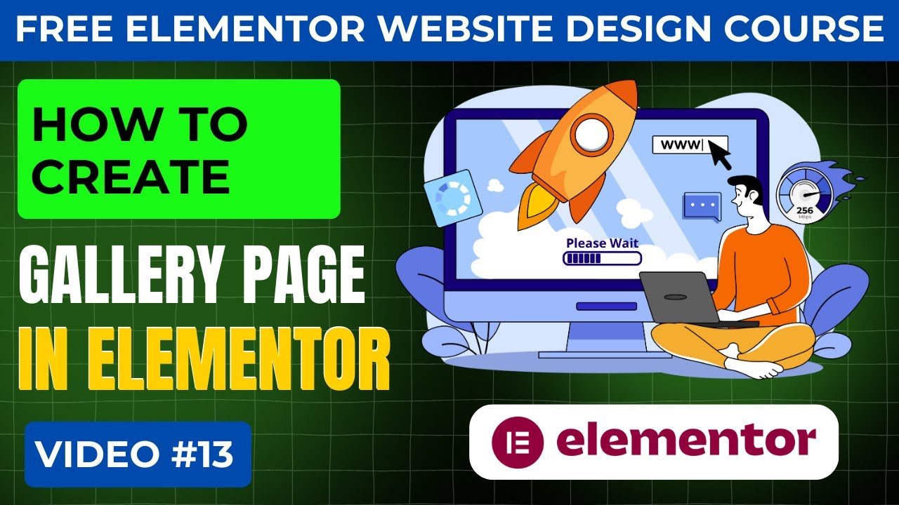 How To Create Gallery in Elementor | Elementor Image Gallery | Elementor Website Course