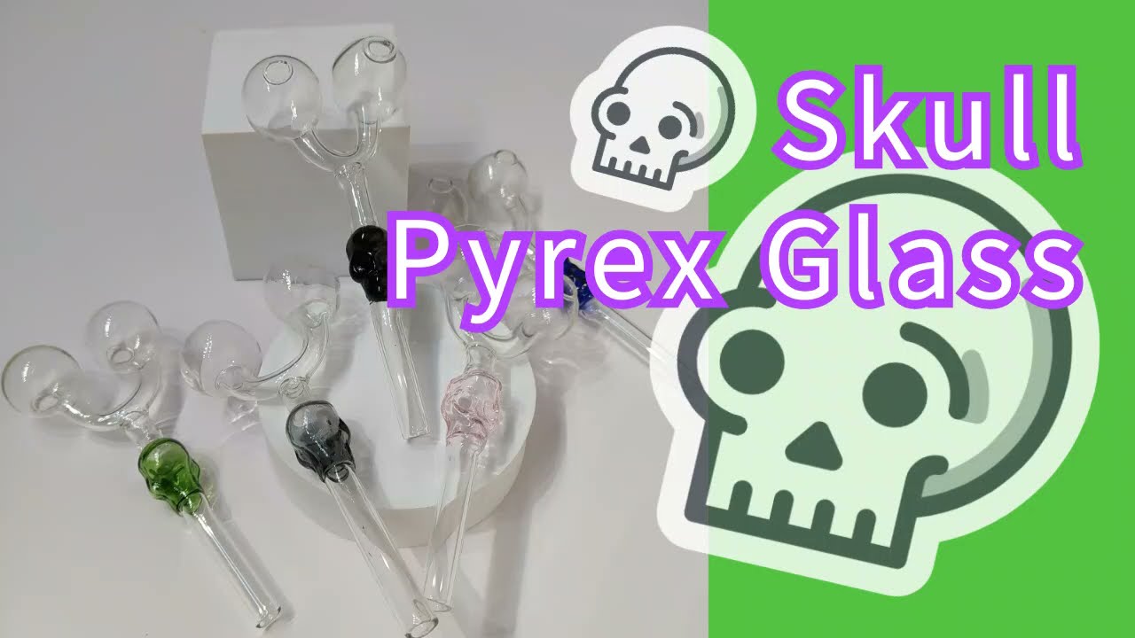 Double Burner Glass Pipes Skull Pyrex Smoking Hand Pipes Dab Tool ShareBongs Product Review