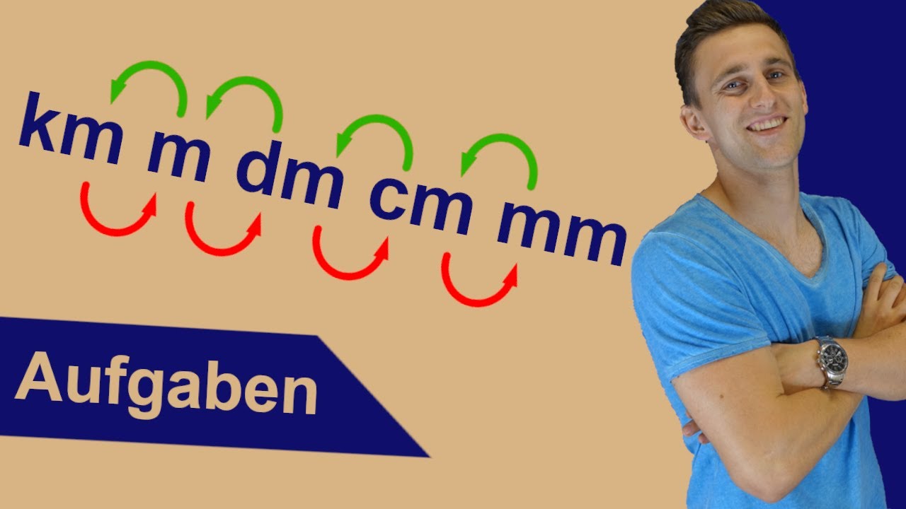 Längen/ Strecken umrechnen mit Komma verschieben - Übungsaufgaben mit Lösungen | km, m, dm, cm, mm