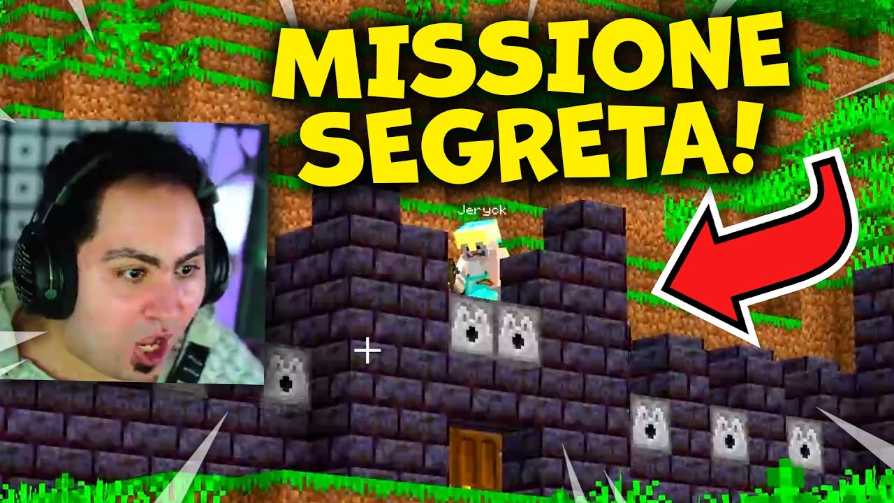 LYON FA UNA MISSIONE SEGRETA IN LIVE SU MINECRAFT!!