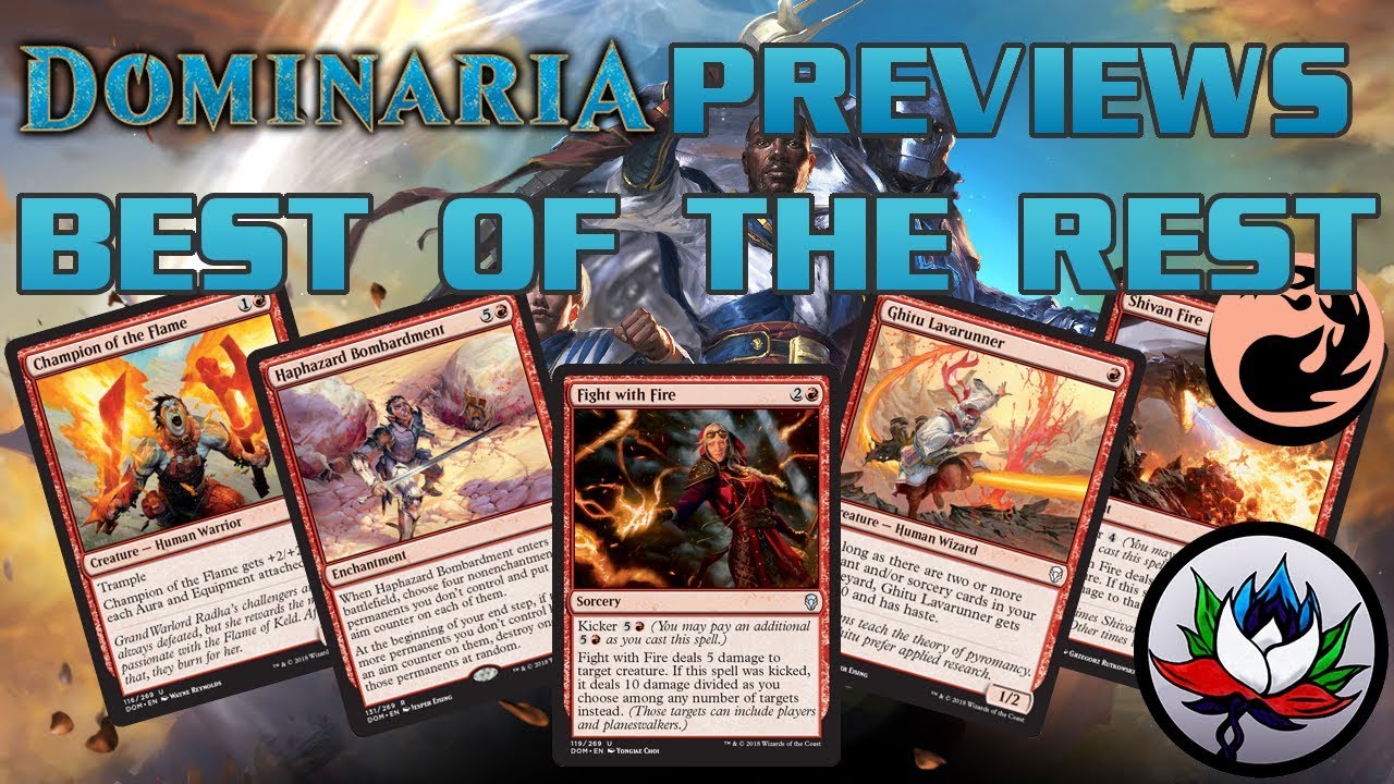 Dominaria Spoilers: Best of the Rest Set Review &ndash; Part 4: Red!