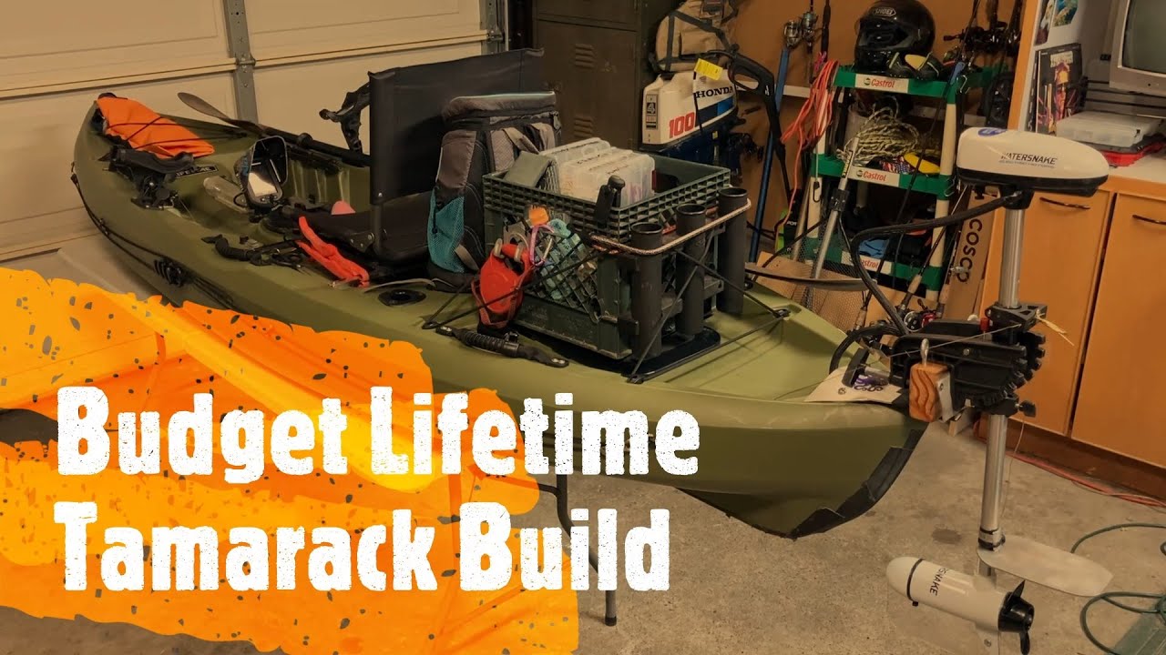 Budget Lifetime Tamarack fishing kayak motor build! DIY