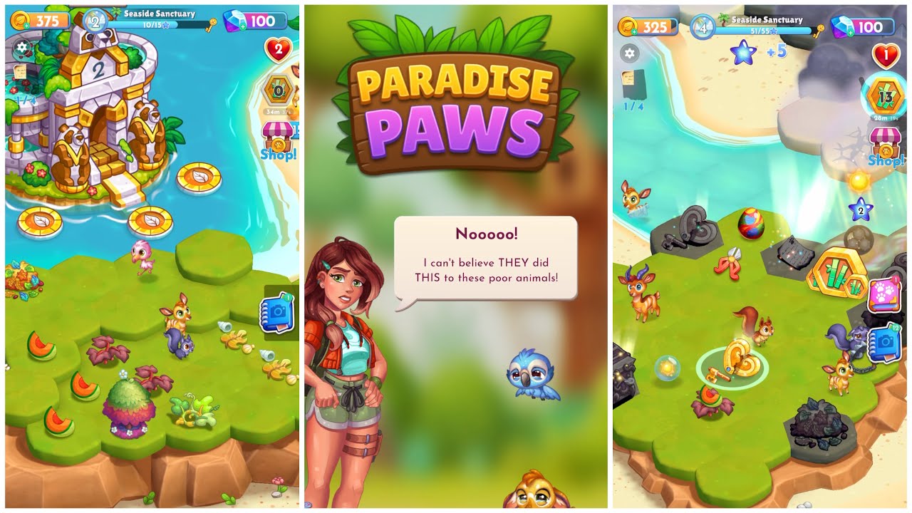 Paradise Paws: Merge Animals | iOS | Global Launch Gameplay