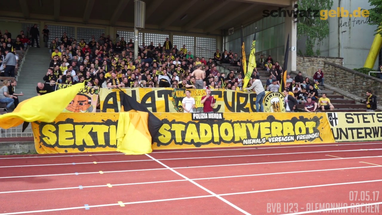 Stimmungsvideo BVBII - Alemannia Aachen 0-0 Stadion Rote Erde 07.05.2017