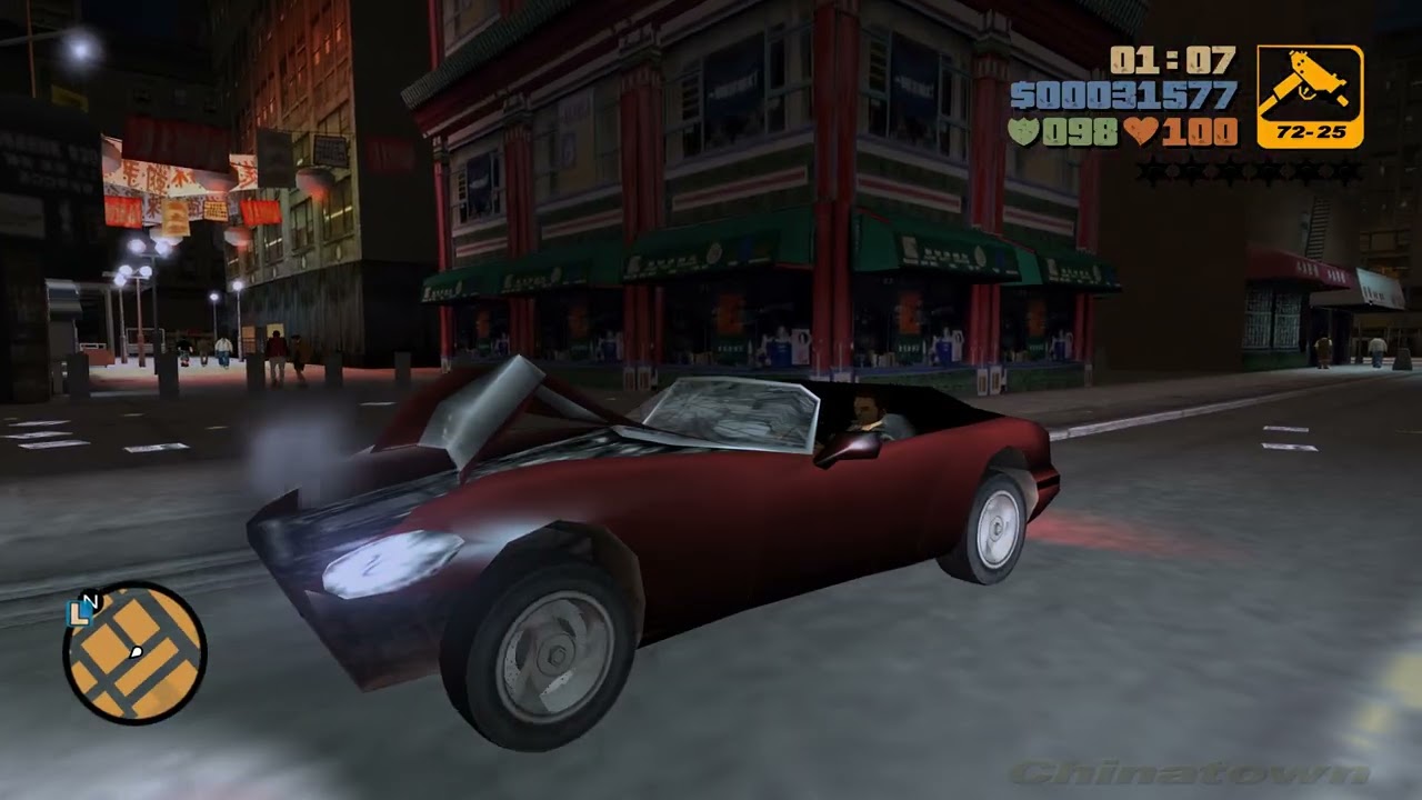 GTA 3 Classic per pixel lighting.