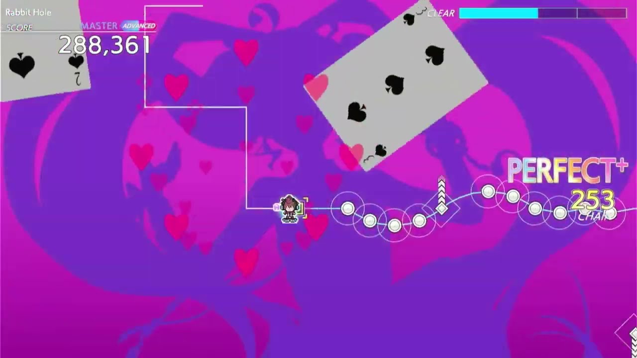 【GROOVE COASTER FUTURE PERFORMERS】Rabbit Hole [MASTER 13] FULL CHAIN