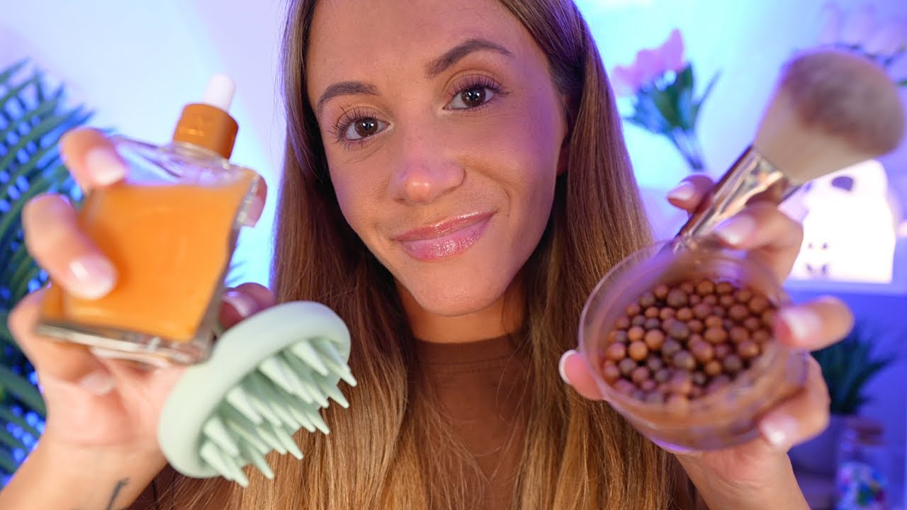 ASMR Gentle Personal Attention For Sleep (makeup, skincare, haircare)