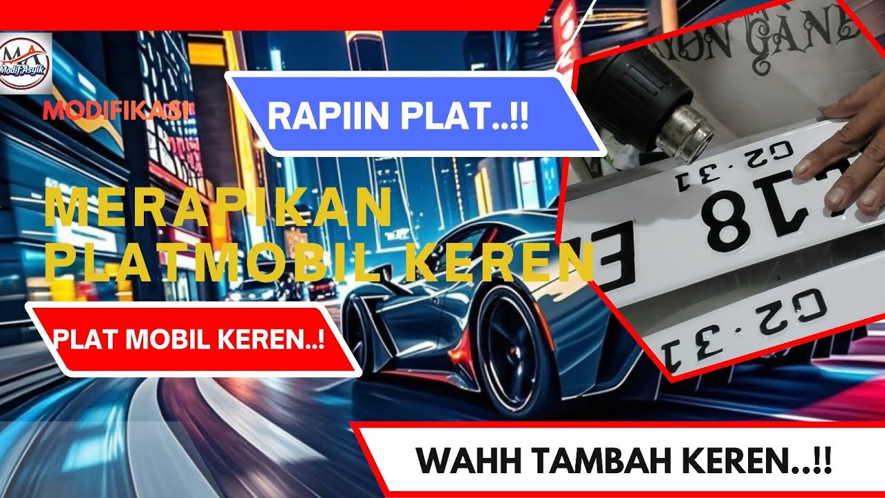 Cara mudah, bikin plat Rapi, Aman, Mudah. 