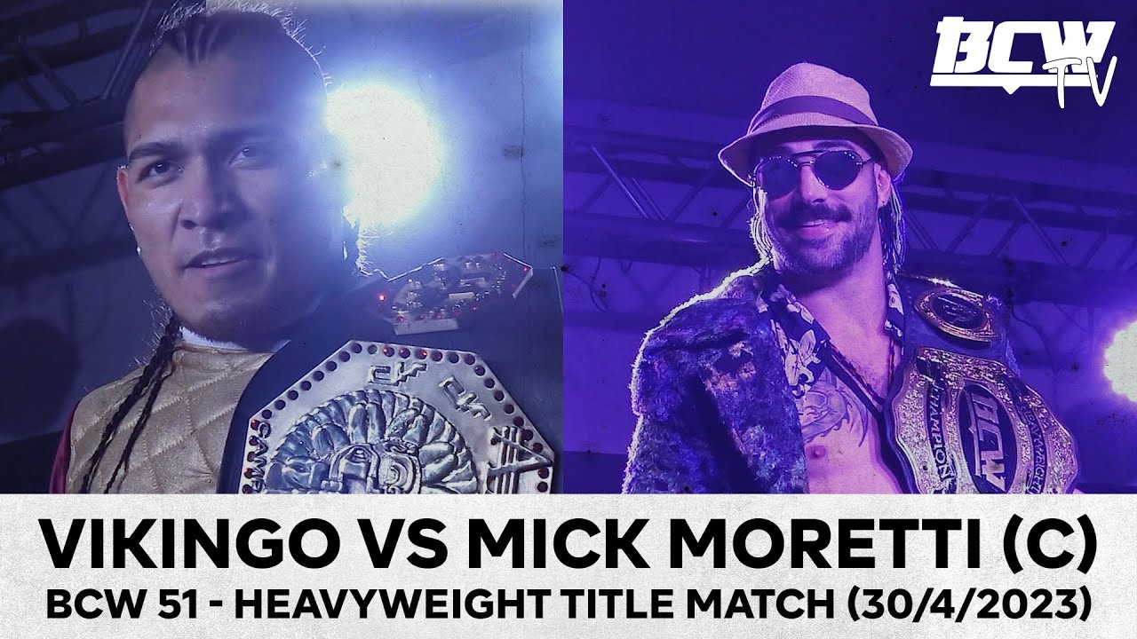 Vikingo vs Mick Moretti (c) - BCW 51 - Heavyweight Title Match