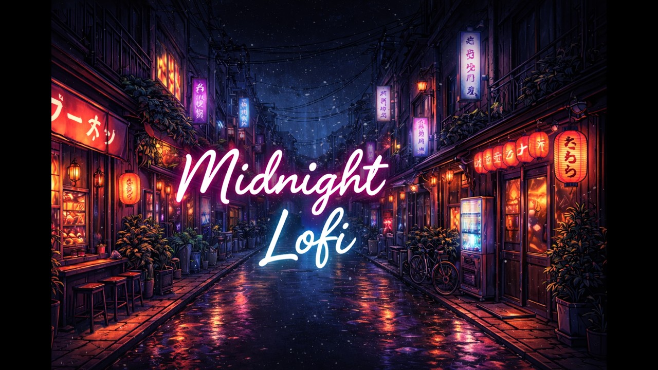 Midnight Lofi 🌙 Chill Beats to Study / Relax | Tokyo Night Mix