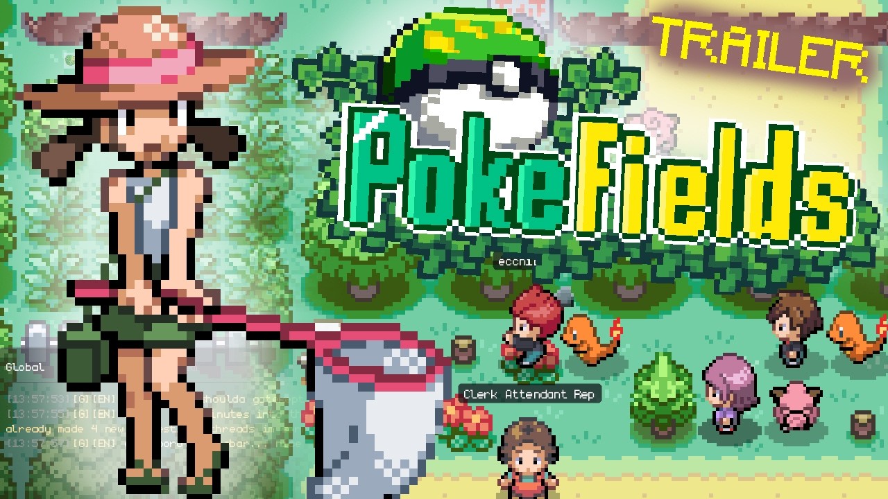 TRAILER POKEFIELDS! POK&Eacute;MON ONLINE