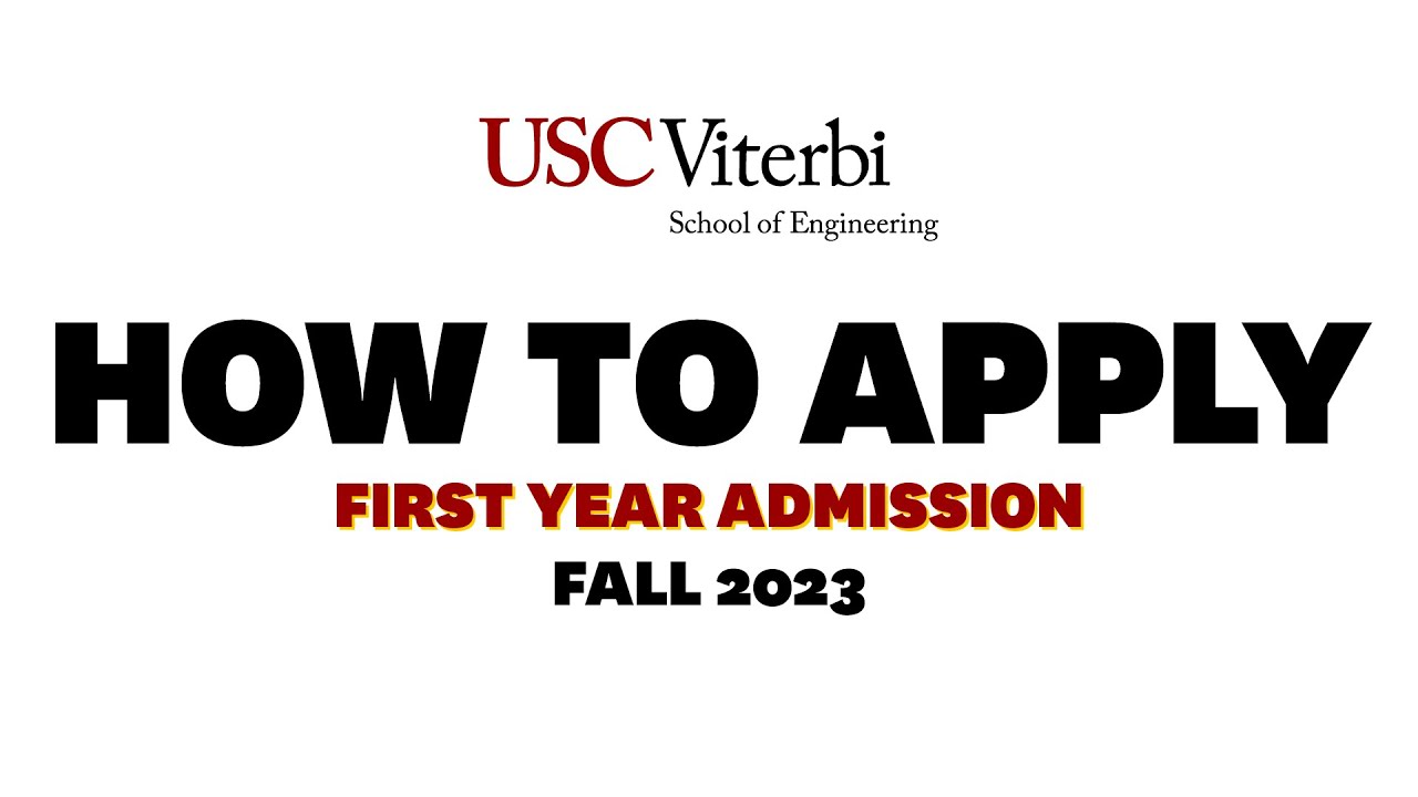 How to Apply for First Year Admission  - Fall 2023