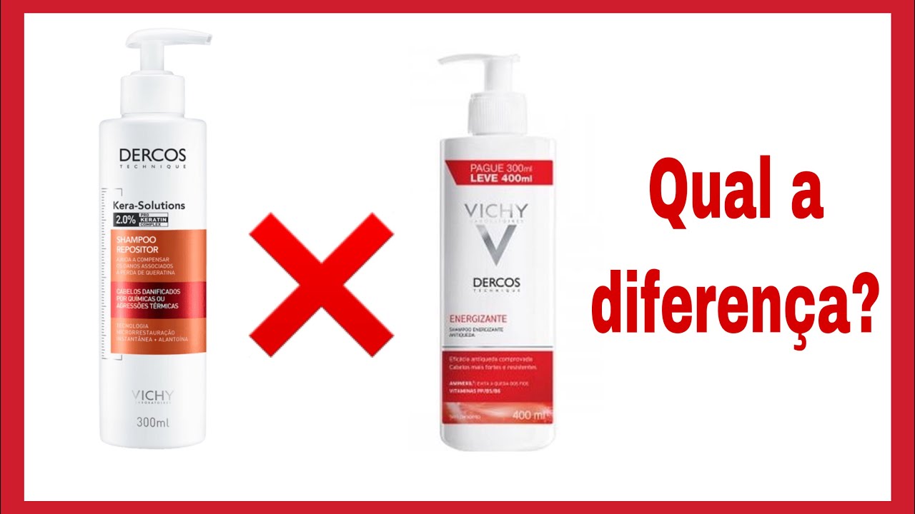 Dercos Energizante x Dercos Kera Solutions | Resenha Dupla