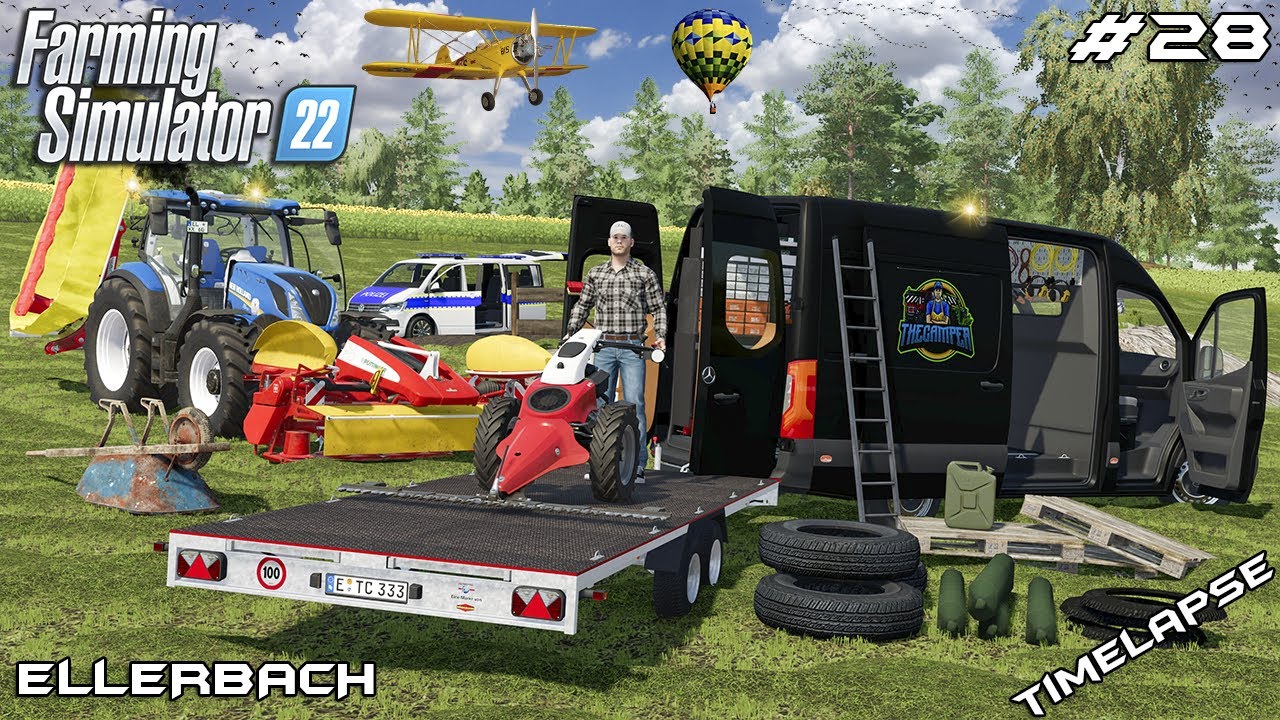 Found the TRASH in the FIELD - POLICE CALLED w/@kedex| Ellerbach | Farming Simulator 22 | Episode 27