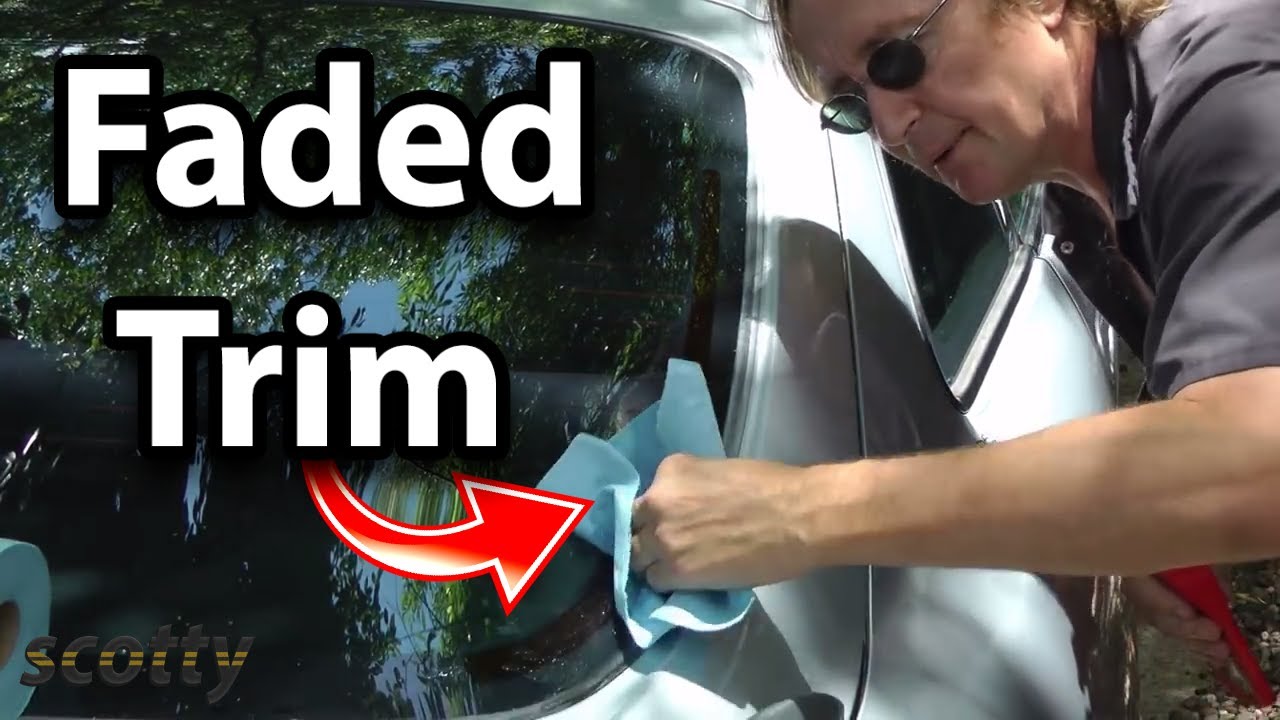 How to Restore Faded Plastic Trim on Your Car
