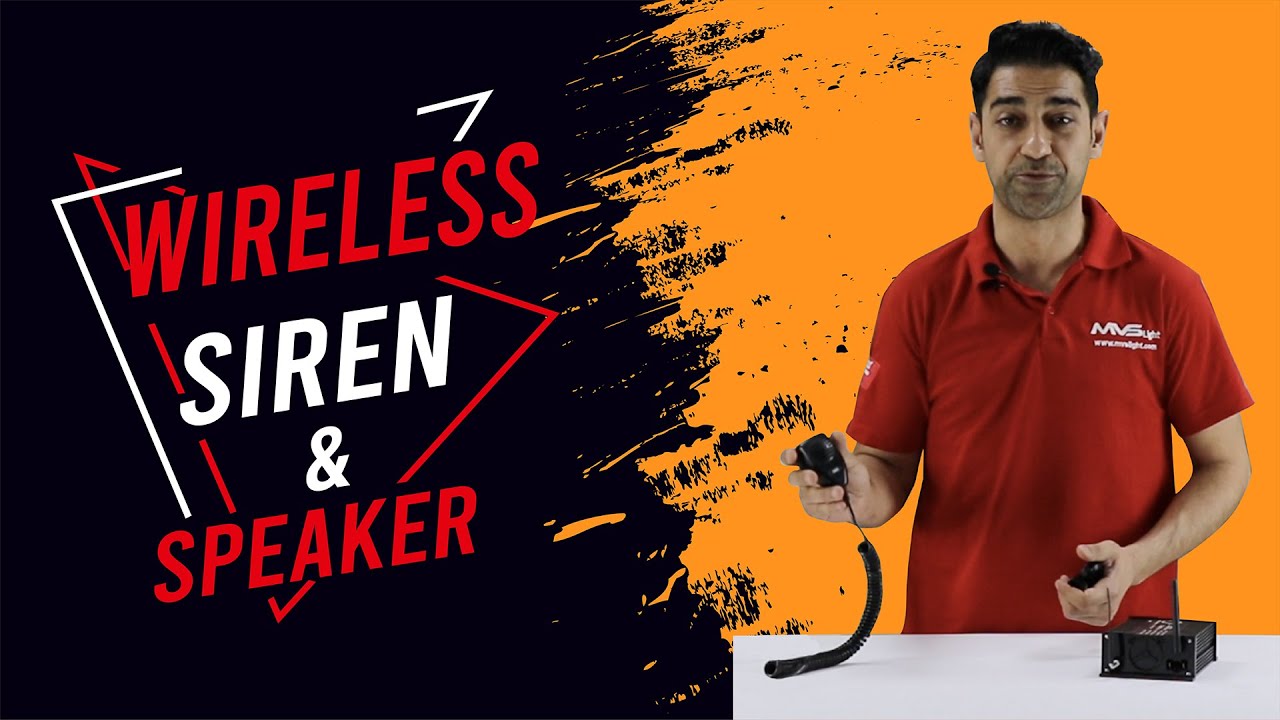✅ MVSLight- WIRELESS SIREN SYSTEMS -