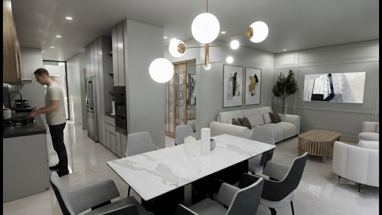 PLANO DE CASA con un TOQUE DIFERENTE de 7.50 X 15