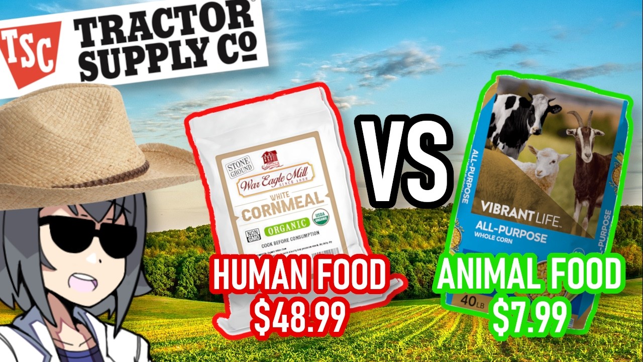 Eating Feed Corn to see if you can Save Money with the TRACTOR SUPPLY DIET