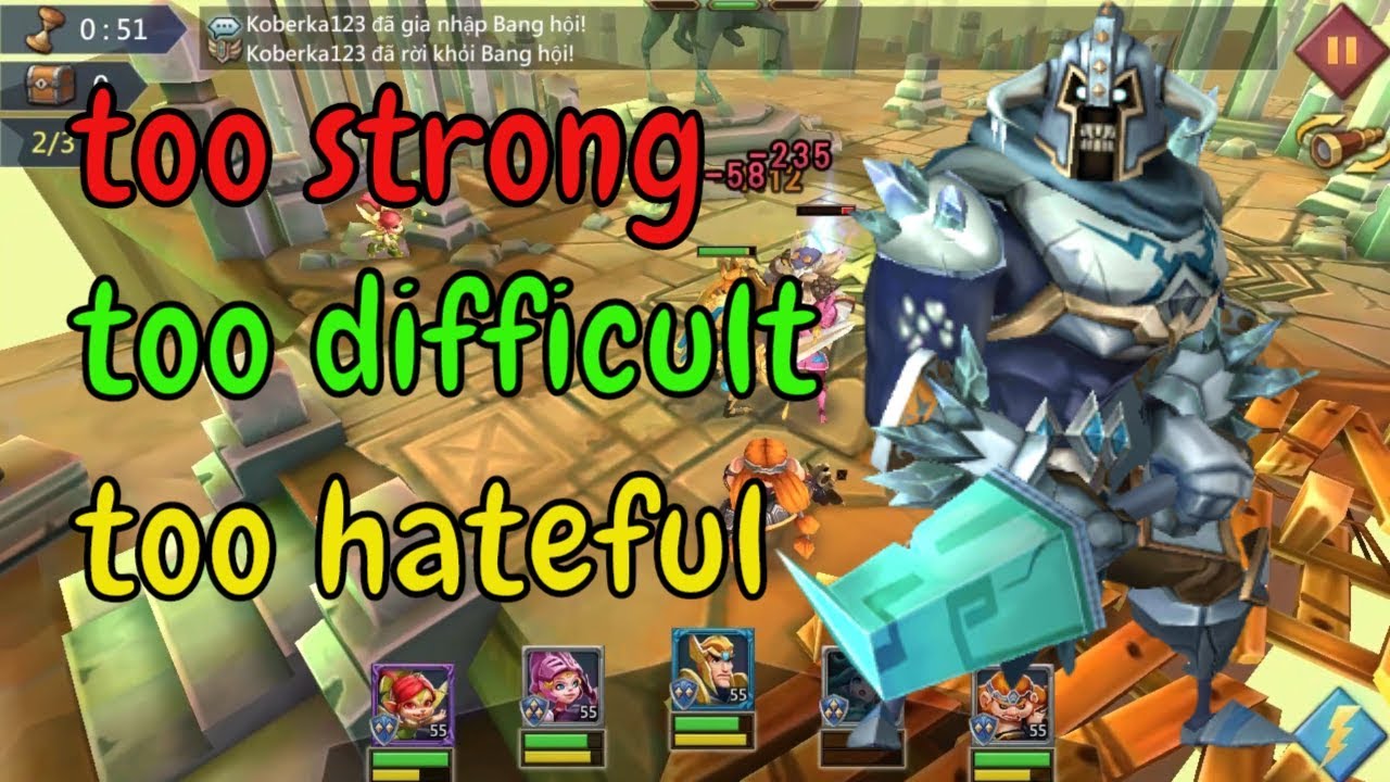 Can't defeat Death Knight( Shane) - Lords Mobile - Im1The2Best - Newbiegamer