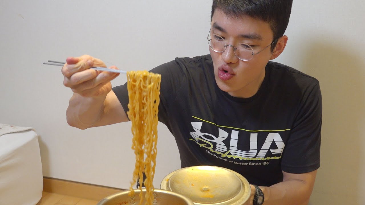 라면 + 파김치