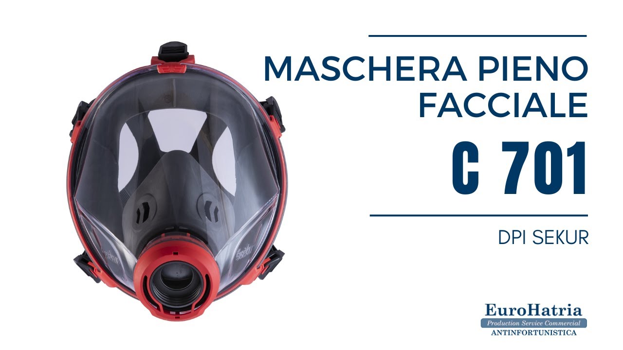 Maschera pieno facciale C 701 - Nuovo DPI per le vie respiratorie