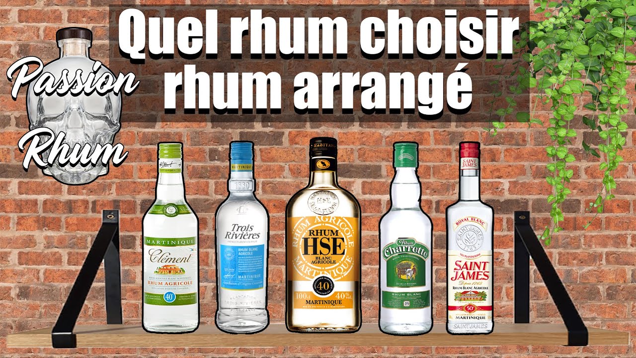 Quel rhum choisir pour un rhum arrangé ?