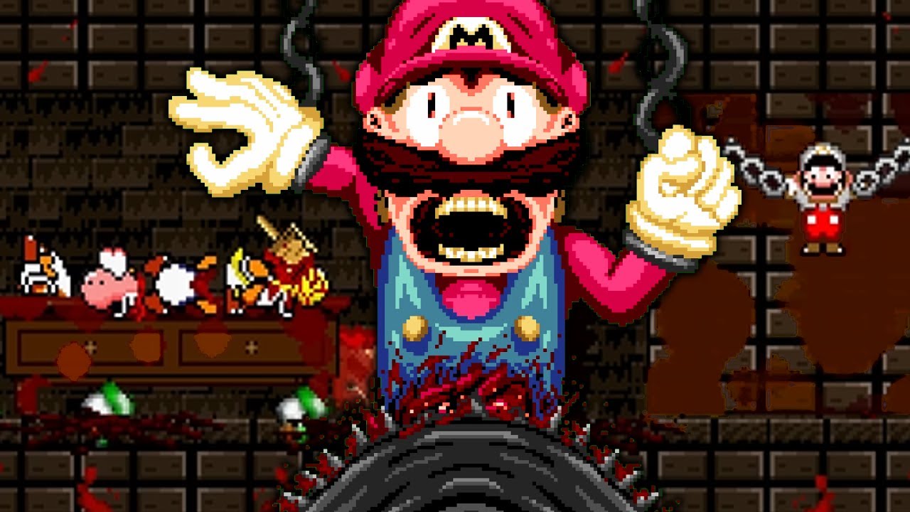 LUIGI KILLS MARIO?! - LOST BROTHER MASSACRE (Mario.EXE meets Puppet Combo Power Drill Massacre)