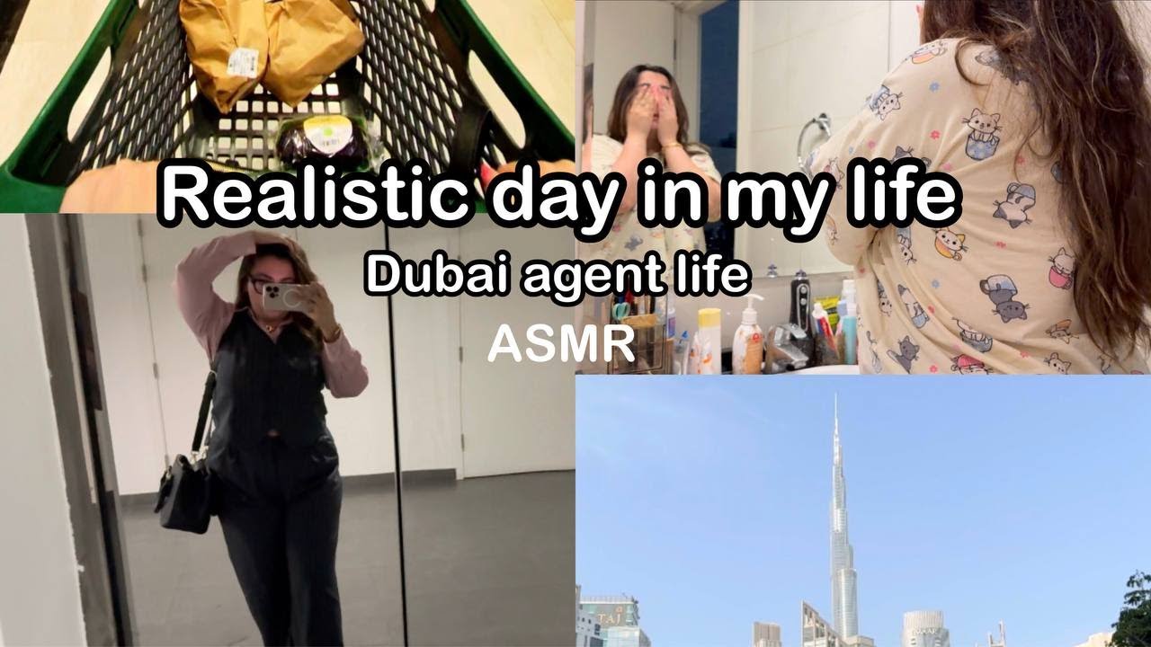 Inside a Full Day as a Real Estate Agent in Dubai vlog | office Meetings , Daily & alone life + ASMR