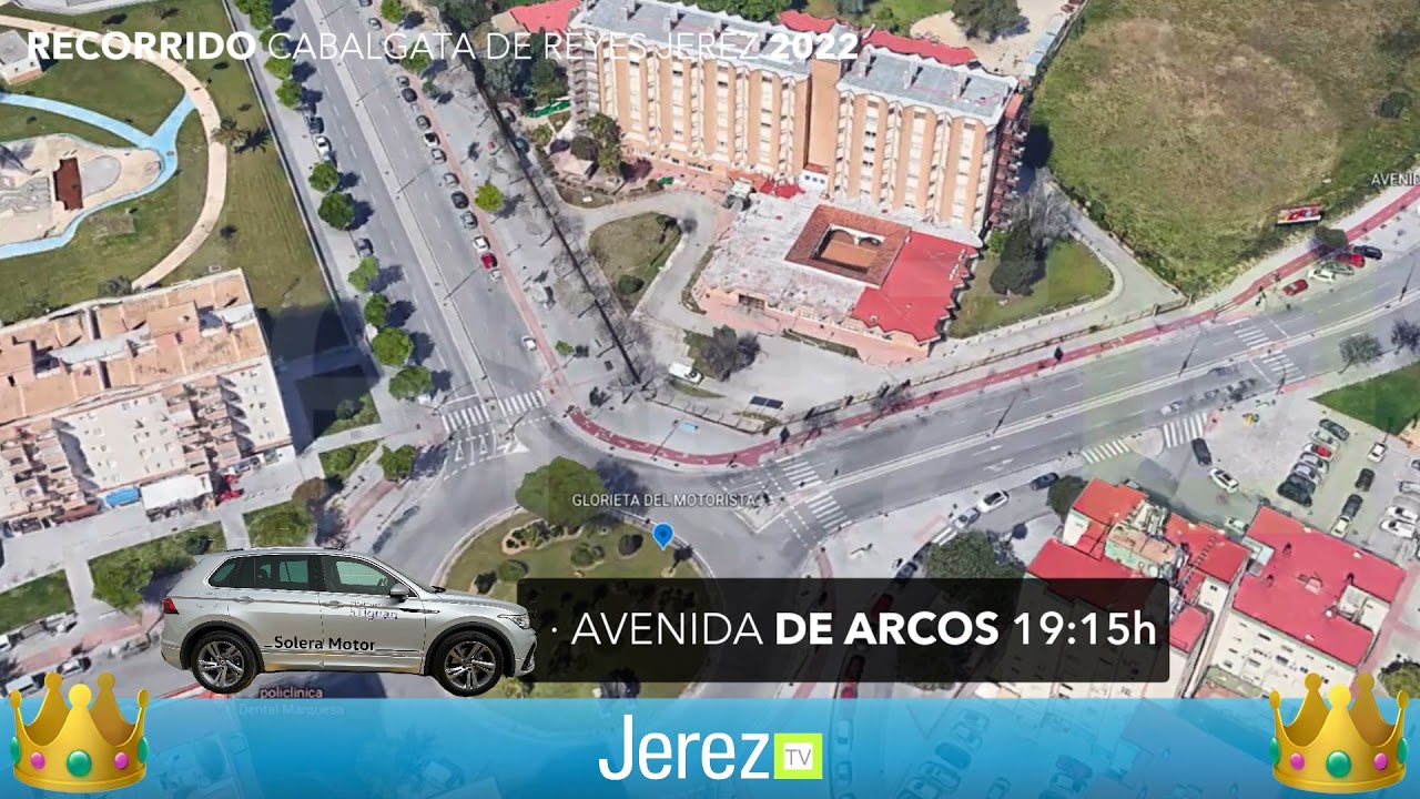 Recorrido Cabalgata de Reyes de Jerez 2022 (ACTUALIZADO) Jerez Televisión 2022