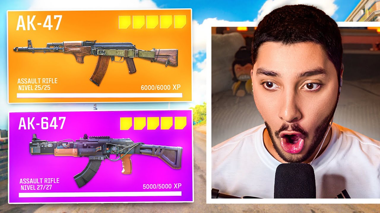 Usé TODAS las AK47 de WARZONE (son muchas)