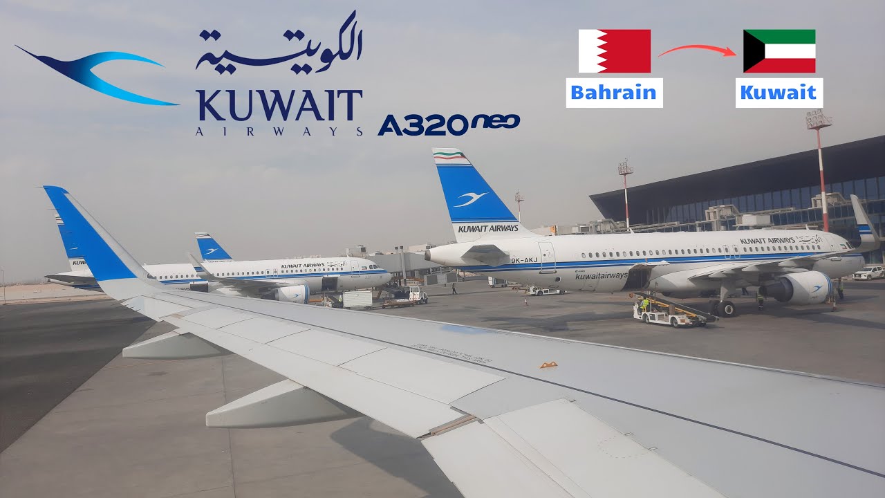 Trip Report | Kuwait Airways A320 | Bahrain - Kuwait | Economy | 4K