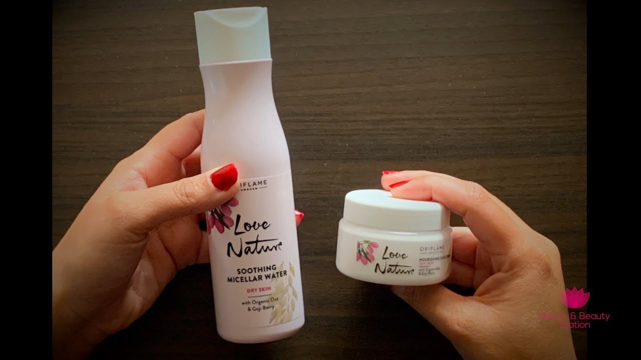 Oriflame Love Nature Oat and Goji Berry Micellar Water & Face Cream Review By HealthAndBeautyStation