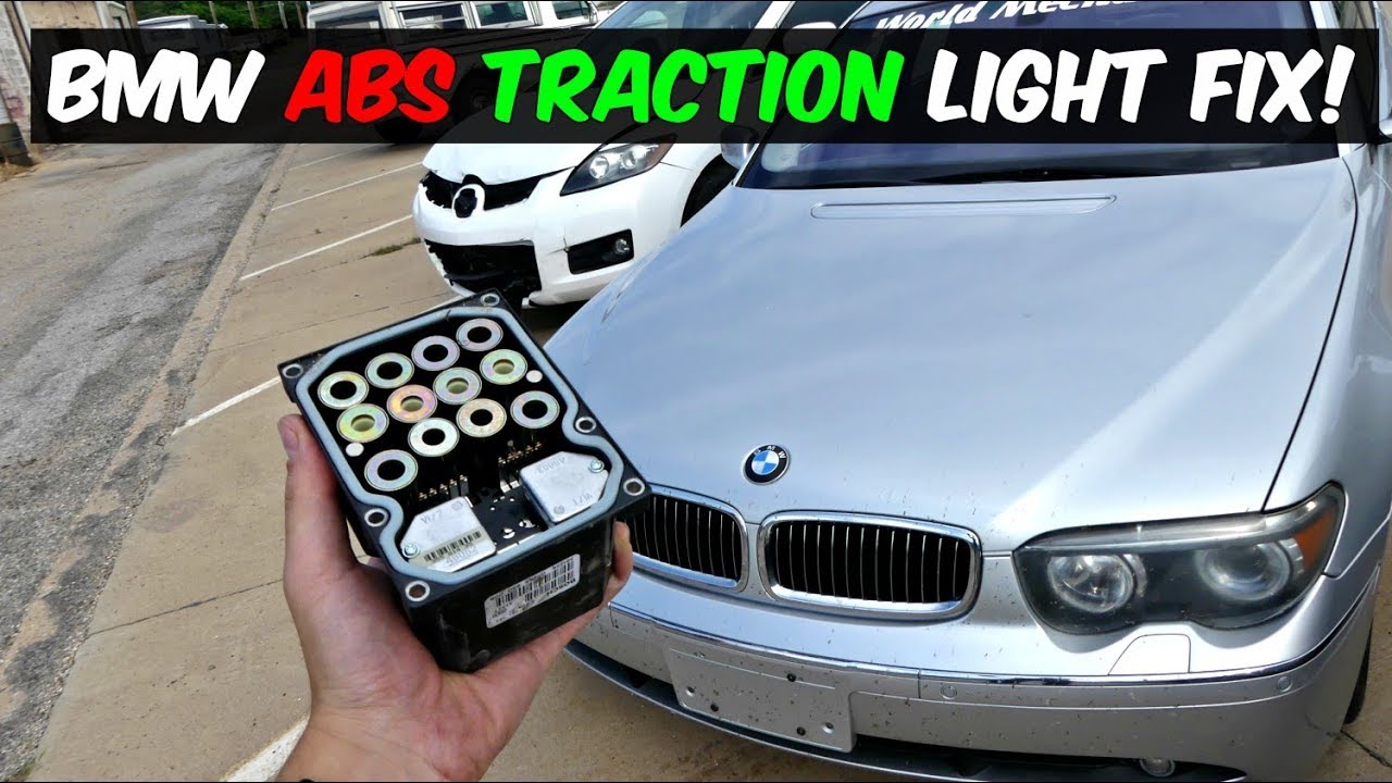 BMW E60 E65 E66 E61 ABS MODULE TRACTION MODULE ABS LIGHT FIX