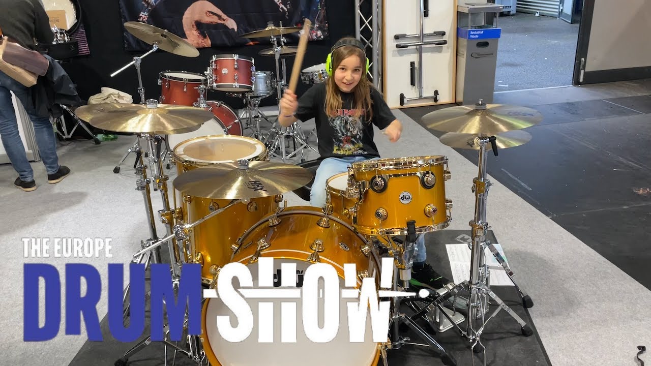 Tommy Roxx @ The Europe Drum Show 2025 (9 Year Old Drummer) at the DW Booth Part 1