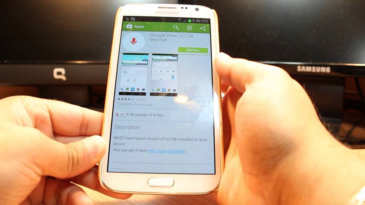 Google Now install to Samsung Galaxy note 2