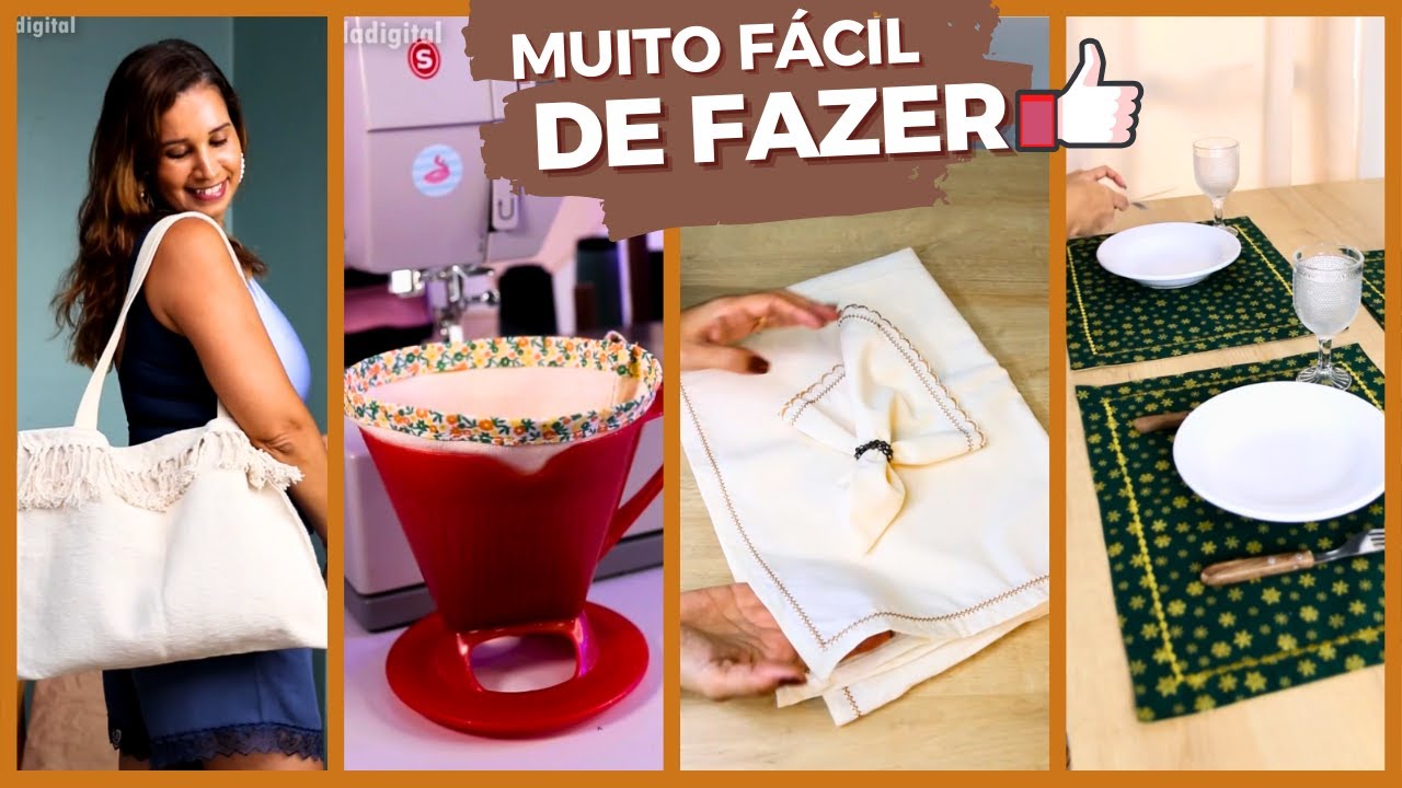 5 Costuras Fáceis Para Iniciantes! VÁRIAS DICAS DE COSTURA Fáceis de Fazer! Natal 2025