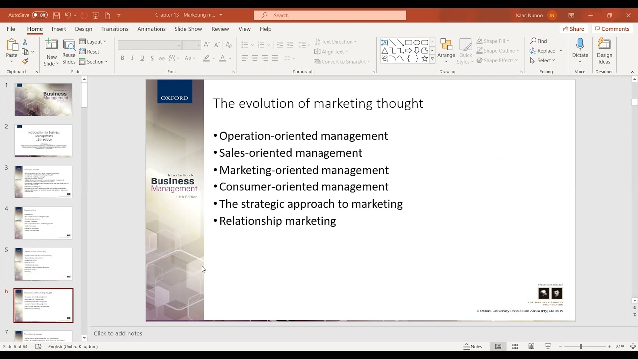 Chapter 13 Marketing Management