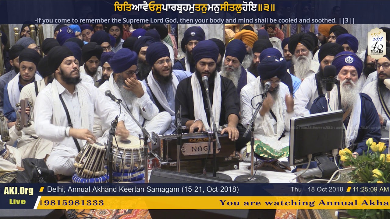 029 Delhi 18Oct2018 ThuMor DSK Bhai Bikramjeet Singh Jee Garhi