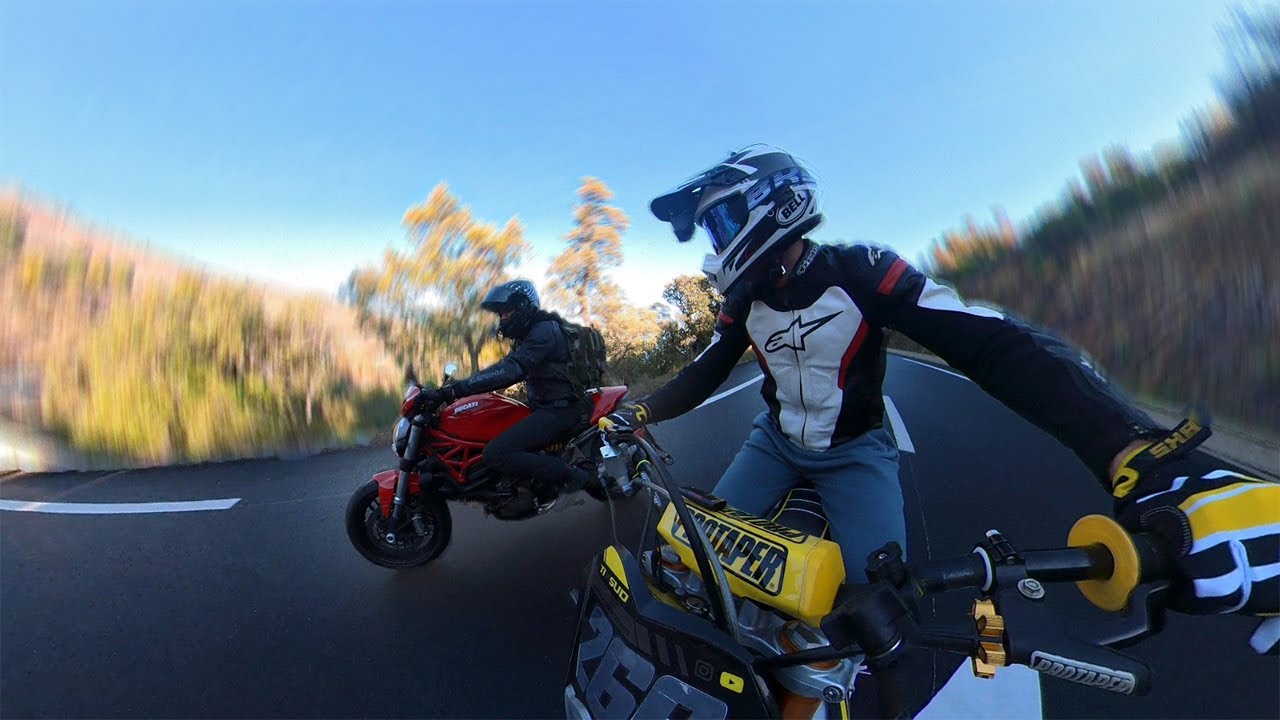 JE CHASSE UN DUCATI AVEC LE 86 TOP ALU !!