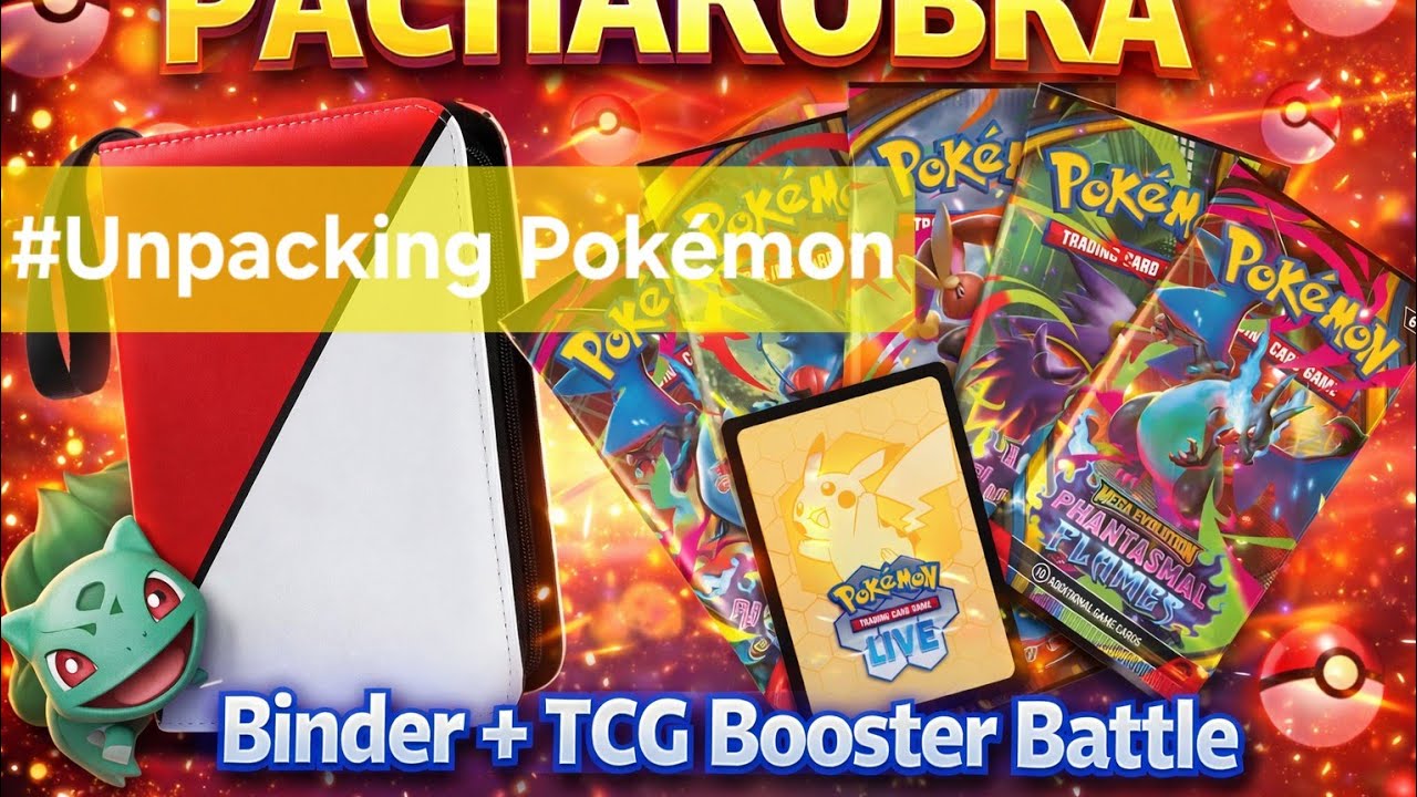 Распаковка Покемон карточек и Альбома #cards #Pokémon #pokemon #phantasmalflames  #unpacking #tcg 